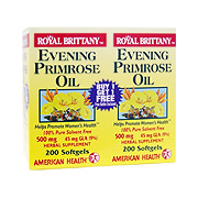 American Health Royal Brittany Evening Primrose Oil 500mg - Buy 1 get 1 FREE, 200+200 sg