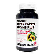 American Health Super Papaya Enzyme Plus - 90 chewable tabs