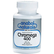 Anabol Naturals Chromega 400 - Chromium Picolinate Mega 400mcg, 90 caps