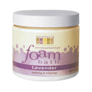 Aura Cacia Aromatherapy Foam Bath Lavender - Warming & Relaxing, 14 oz