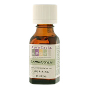 Aura Cacia Essential Oil Lemongrass - Cymbopogon Citratus, 0.5 oz