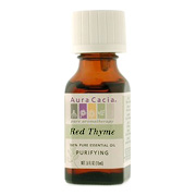 Aura Cacia Essential Oil Thyme, Red - Thymus Vulgaris, 0.5 oz