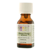 Aura Cacia Essential Oil Ylang Ylang Extra - Cananga Odorata, 0.5 oz