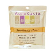 Aura Cacia Mineral Bath Soothing Heat - 2.5 oz