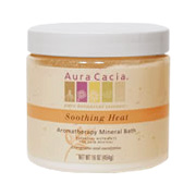 Aura Cacia Mineral Bath Soothing Heat - 16 oz