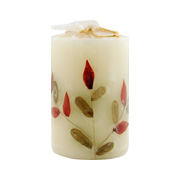 Auroshikha Candles & Incense Flower Candle Pine Cylindrical - 4.6 cm