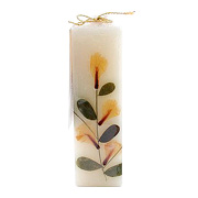 Auroshikha Candles & Incense Flower Candle Pine Square - 1 1/2 inches x 4 3/4 inches