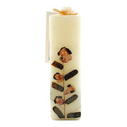 Auroshikha Candles & Incense Flower Candle Tuberose Square - 1 1/2 inches x 4 3/4 inches