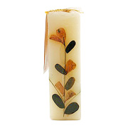 Auroshikha Candles & Incense Flower Candle Vanilla Square - 1 1/2 inches x 4 3/4 inches