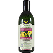 Avalon Organic Botanicals Ylang Ylang Bath and Shower Gel - Soothes Mind and Body, 12 oz