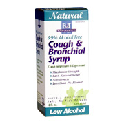 Boericke & Tafel Cough & Bronchial Syrup 99% Alcohol Free - Cough Suppressant & Expectorant, 4 oz