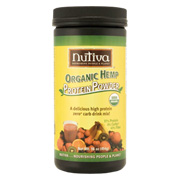 Nutiva Organic Hemp Protein Powder - Delicious High Protein Zero Carb Drink Mix, 16 oz