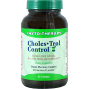 Phyto-Therapy Choles Trol Control - Helps Maintain Healthy Cholesterol Levels, 60 sgels