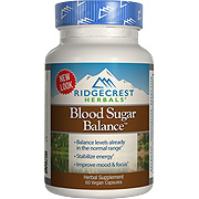 Ridgecrest Herbals Blood Sugar Balance - Help Maintain Normal Blood Sugar Levels, 120 caps