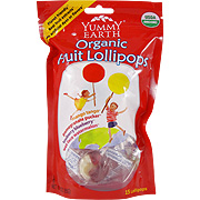 Yummy Earth Organic Lollipop Standard Up Pouch - 2.8 oz