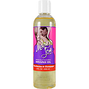 Hot Licks Strawberry Champagne Making Love Oil - Never becomes sticky or tacky, 8 oz