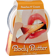 Doc Johnson Body Butter Peaches n Cream - Escape from the ordinary to a world of sweet sensations with body butter, 2 oz