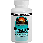 Source Naturals Vanadium with Chromium - 180 tabs