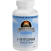 Source Naturals L-Tryptophan 500mg - Mood, Relaxation & Sleep, 60 tabs