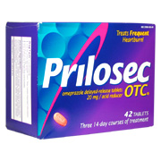 Prilosec Prilosec OTC - Use to treats frequent heartburn, 42 tabs