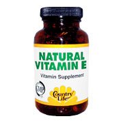 Country Life Natural Vitamin E 1000 I.U. -90 softgels