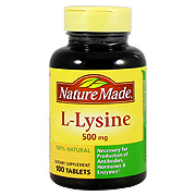 Nutritional Plus L-Lysine 500 mg - 100 Tablet