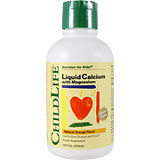 Childlife Liquid Calcium with Magnesium - Promotes Healthy Bone Growth, 16 oz