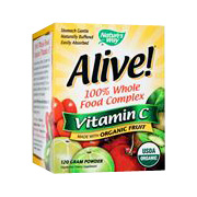 Nature's Way Alive! Organic Vitamin C Powder - Made with Organic Fruit, 120 grams