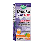Nature's Way Umcka Cold & Flu Orange Syrup - Supports the Immune Defense System, 4 oz