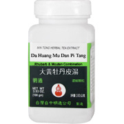 MinTong Da Huang Mu Dan Pi Tang - Rhubarb & Moutan Combination, 100 grams