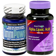 unknown Special ImmPower & Alpha Lipoic Acid 100 mg Combo - Immune System Support, 30 vcaps + 100 caps