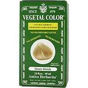Antica Herbavita Vegetal Color Honey Blonde - Natural Looking Highlights For Your Hair, 2 oz