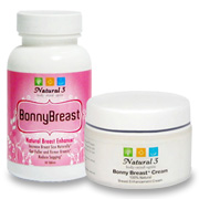 Natural 3 Bonny Breast Combo - Maximize the growth of breast tissue, 60 tabs + 1.76 oz