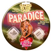 Pipedream Products Glow In The Dark Paradice - Includes location and position die, 2 dice