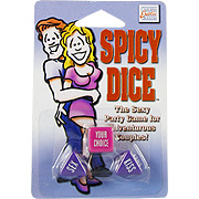 California Exotic Novelties Spicy Dice - The sexy party gme for adventurous couples, 3 dice