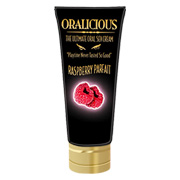 Hott Products Unlimited Oralicious Oral Sex Cream Raspberry Parfait - 2 oz