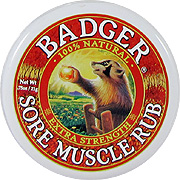 Badger Balm Extra Strength Sore Muscle Rub - 0.75 oz tin