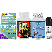 Naturalife Buy Endurmax & Herbal Virility and Get Stud 100 & Trojan Ultra Thin FREE - 60 tabs + 90 tabs + 7