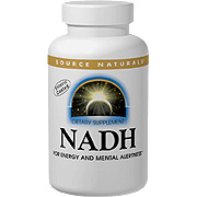 Source Naturals NADH 10 mg - Boost Energy & Mental Alertness, 20 tabs
