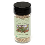 Starwest Botanicals Coriander Seed Organic - 1.02 oz Jar