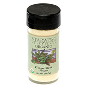 Starwest Botanicals Ginger Root Powder Organic - 2.14 oz Jar