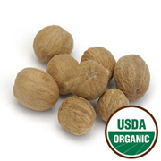 Starwest Botanicals Nutmeg Whole Organic - Myristica fragrans, 1 lb