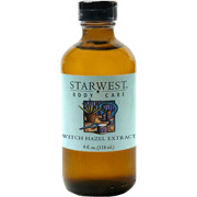 Starwest Botanicals Witch Hazel Extract - Hamamelis virginiana, 4 oz