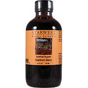Starwest Botanicals Hawthorn Berry Extract Organic - 4 oz