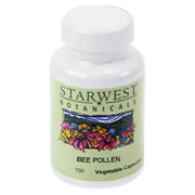Starwest Botanicals Bee Pollen 485 mg Organic - 100 caps