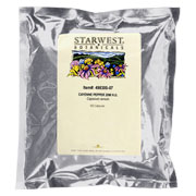Starwest Botanicals Cayenne Pepper 40m H.U. 500 mg Organic - Capsicum annum, 500 caps