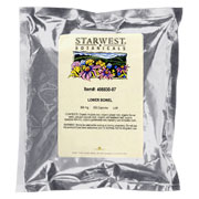 Starwest Botanicals Lower Bowel Organic 500 mg - Promotes the bodys regularity, 500 caps