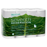 Seventh Generation Whtie 2ply Paper Towel - 100% recycled, 112 sheets 8 packs