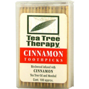 Tea Tree Therapy Tea Tree Therapy Toothpicks Cinnamon - 5 oz
