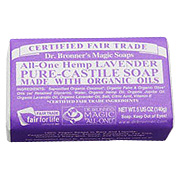 Dr. Bronner's Magic Soaps Organic Castile Bar Soap Lavender - Made With Organic Oils, 5 oz
